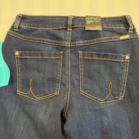 INC Skinny Leg Curvy Fit Crop Jeans Size 0 Petite NWT - Picture 14 of 14